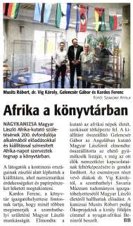 Zalai Hírlap 2018 11 14 264sz 04old - Afrika a könyvtárban.jpg Zalai Hírlap 2018 11 14 264sz 04old - Afrika a könyvtárban.jpg