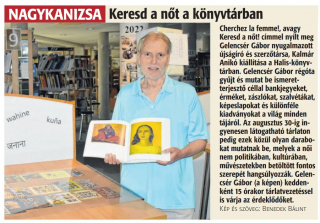 Zalai Hírlap 2024 07 04 154sz 06old - Keresd a nőt a könyvtárban.jpg Zalai Hírlap 2024 07 04 154sz 06old - Keresd a nőt a könyvtárban.jpg