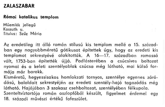Zalaszabar - Zala megye műemlékei 1979 119-120old.jpg Zalaszabar - Zala megye műemlékei 1979 119-120old.jpg